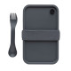 Boîte à lunch en PP avec cuichette - Accessoire repas pratique et élégant