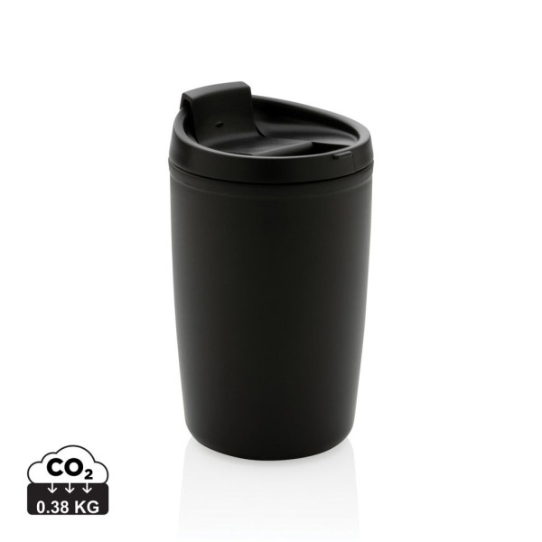 Mug en PP recyclé GRS avec couvercle à bascule - BCM Goodies
