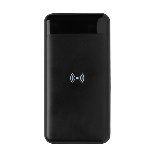 Powerbank 8000 mAh avec induction en plastique recyclé RCS - Charge portable écologique et pratique
