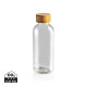 Bouteille 600ml en rPET GRS avec couvercle en bambou - BCM Goodies