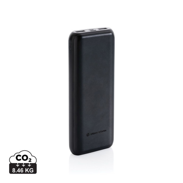 Powerbank 20.000 mAh 18W Pd Urban Vitamin Pasadena - Accessoire de recharge écologique et pratique | BCM Goodies