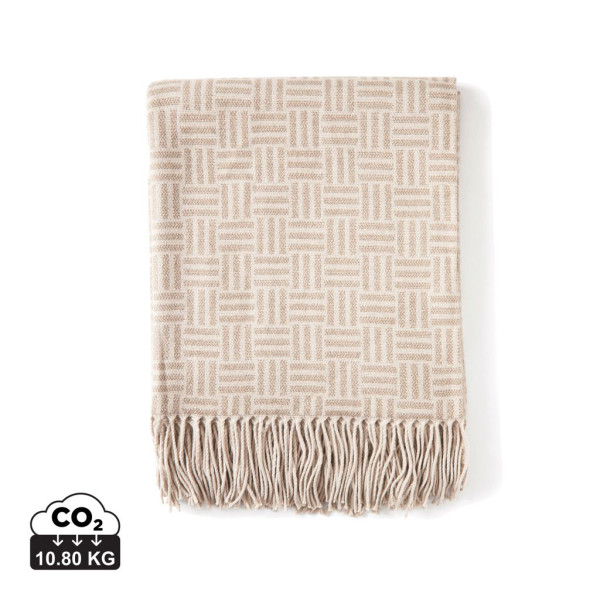 Plaid Lenox VINGA - Plaid tissé en jacquard pour un intérieur élégant