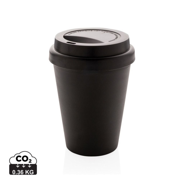 Mug PP recyclable double paroi 300ml - Idéal pour boissons chaudes et froides