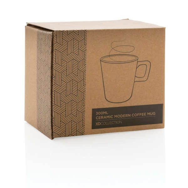 Mug céramique design moderne 300 ml - Pratique et élégant