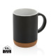 Mug en céramique avec base en liège - Accessoire élégant pour votre quotidien professionel