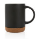 Mug en céramique avec base en liège - Accessoire élégant pour votre quotidien professionel