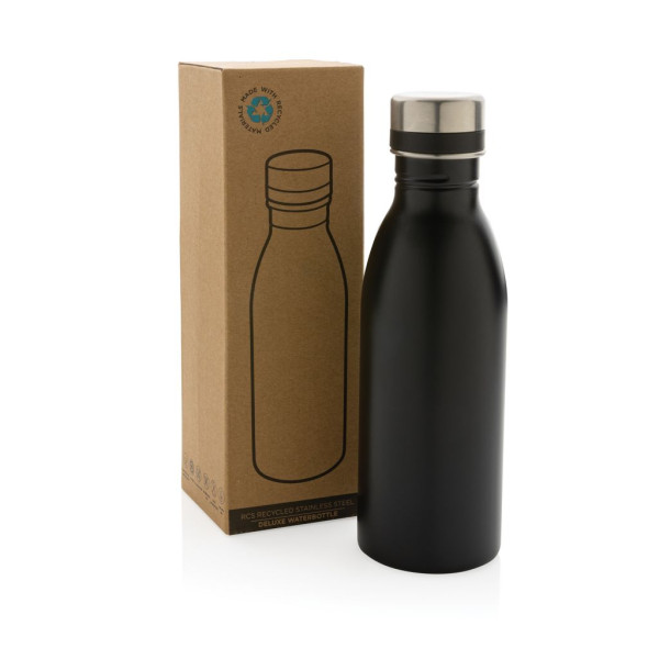 Bouteille d’eau 500ml en acier inoxydable recyclé RCS Personnalisable | BCM Goodies