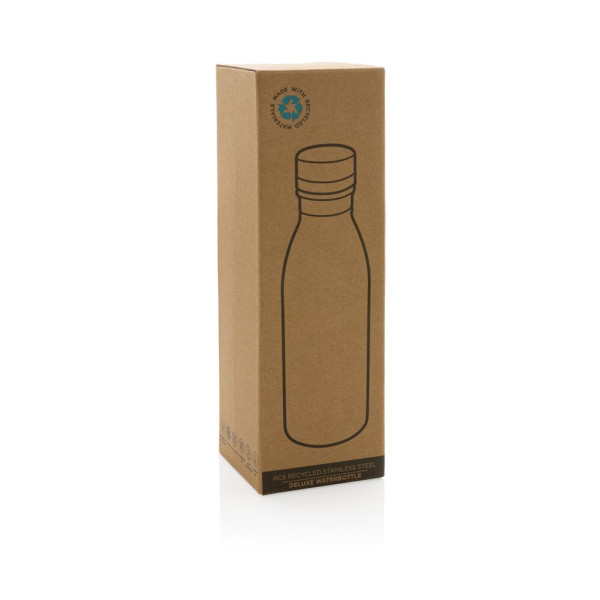 Bouteille d’eau 500ml en acier inoxydable recyclé RCS Personnalisable | BCM Goodies