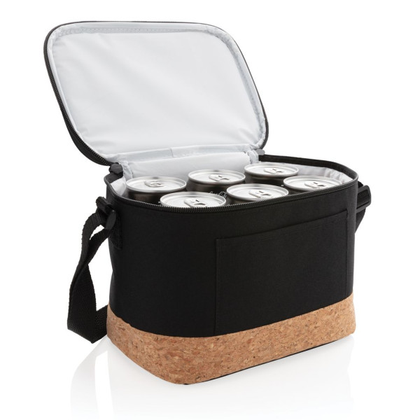 Sac isotherme double ton avec finition liège - Accessoire pratique et élégant pour transporter vos boissons fraîches en extérieu
