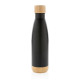 Bouteille isotherme en acier avec finition bambou - 520 ml - BCM Goodies