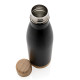 Bouteille isotherme en acier avec finition bambou - 520 ml - BCM Goodies