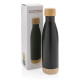 Bouteille isotherme en acier avec finition bambou - 520 ml - BCM Goodies