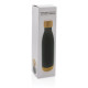 Bouteille isotherme en acier avec finition bambou - 520 ml - BCM Goodies