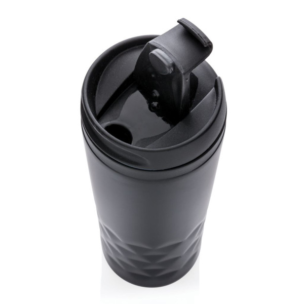 Mug géométrique en acier inoxydable pour boisson chaude - 300 ml