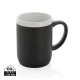 Mug en céramique avec bord blanc - 300 ml - Résistant aux chocs - Lavable au lave-vaisselle - Idéal pour cadeau