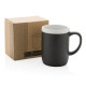 Mug en céramique avec bord blanc - 300 ml - Résistant aux chocs - Lavable au lave-vaisselle - Idéal pour cadeau