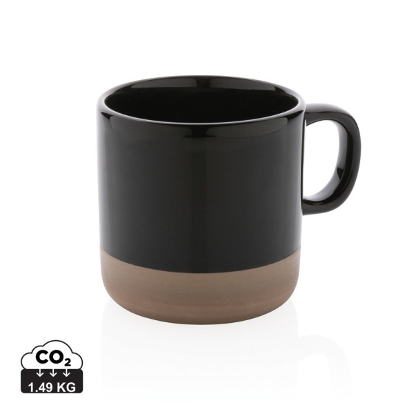 Tasse en céramique émaillée de 360 ml pour café, thé et chocolat chaud - Cadeau parfait pour vos proches - BCM Goodies