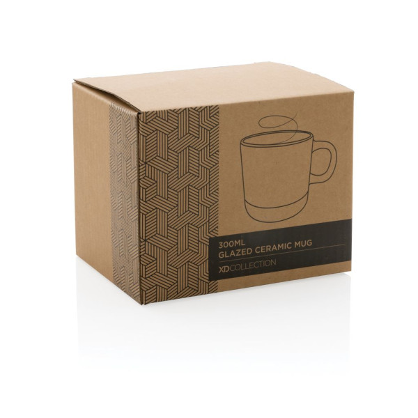 Tasse en céramique émaillée de 360 ml pour café, thé et chocolat chaud - Cadeau parfait pour vos proches - BCM Goodies