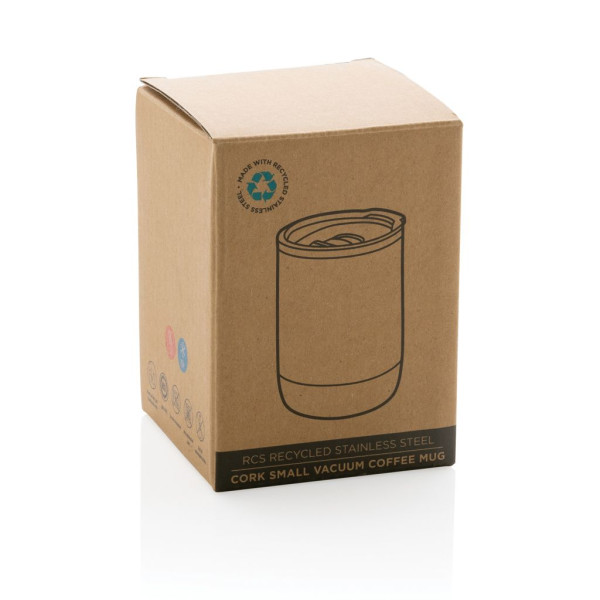 Tasse à café en liège et acier recyclé RCS - 180ml - BCM Goodies