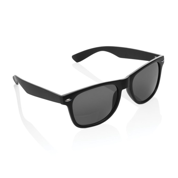 Lunettes de soleil en plastique recyclé GRS - Protection UV 400 - Monture certifiée - Boîte cadeau incluse