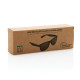 Lunettes de soleil en plastique recyclé GRS - Protection UV 400 - Monture certifiée - Boîte cadeau incluse
