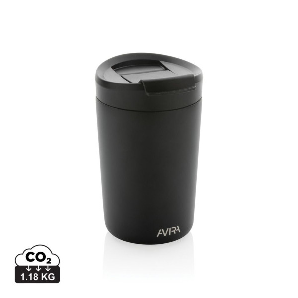 Mug 300ml en acier recyclé RCS Avira Alya - Produit éco-responsable pour entreprise et cadeaux clients
