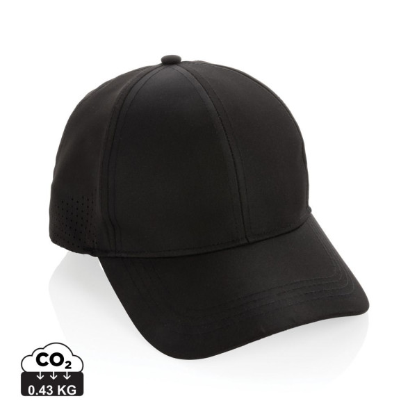 Casquette de sport 6 panneaux en rPET Impact AWARE™ - Accessoire écologique pour amateurs de sport