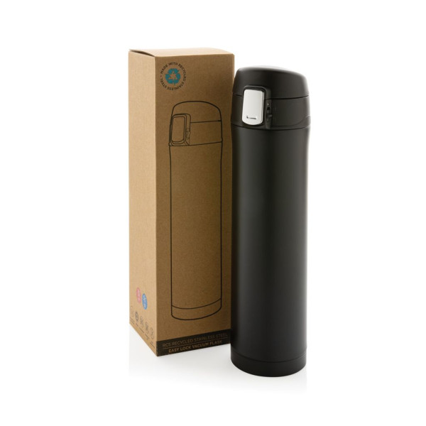 Bouteille 450ml verrouillage facile en plastique recyclé RCS - BCM Goodies