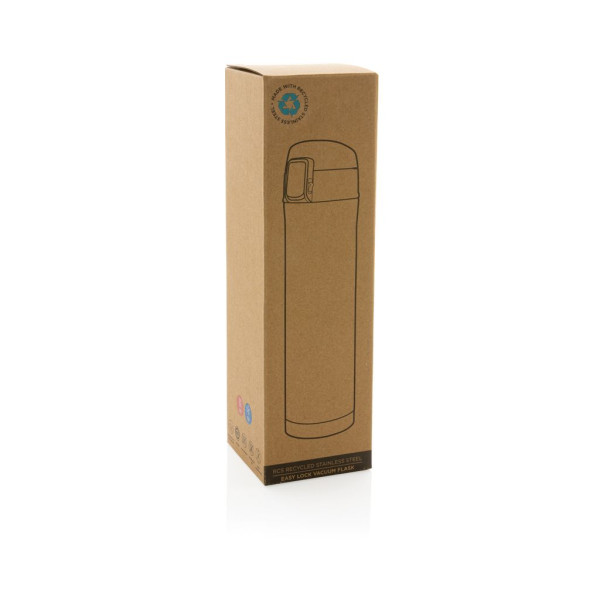 Bouteille 450ml verrouillage facile en plastique recyclé RCS - BCM Goodies