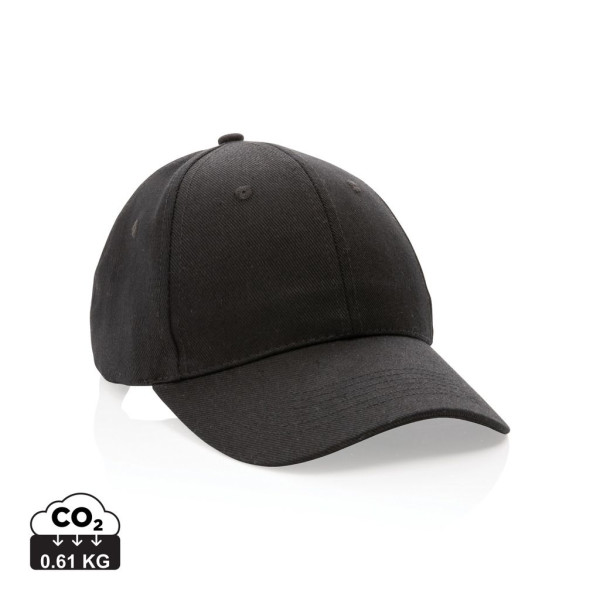 Casquette 6 panneaux en coton recyclé 280gr IMPACT - Produit éco-responsable pour entreprises engagées
