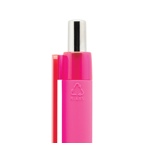 Stylo X8 Finition Gomme - Stylo à Bille Rétractable en Plastique | BCM Goodies
