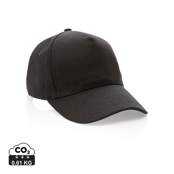Casquette 5 panneaux en coton recyclé 280gr IMPACT | BCM Goodies