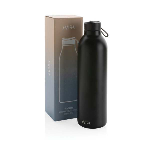 Bouteille isotherme 1L Avira Avior en acier recyclé RCS - BCM Goodies