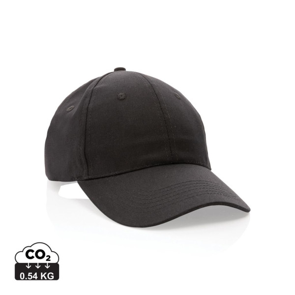 Casquette 6 panneaux en coton recyclé 190gr IMPACT - Accessoire éco-responsable - BCM Goodies