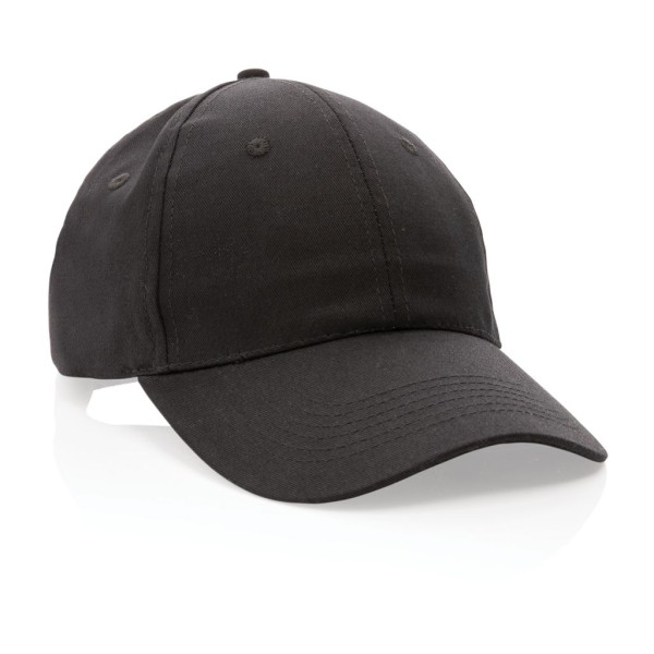 Casquette 6 panneaux en coton recyclé 190gr IMPACT - Accessoire éco-responsable - BCM Goodies