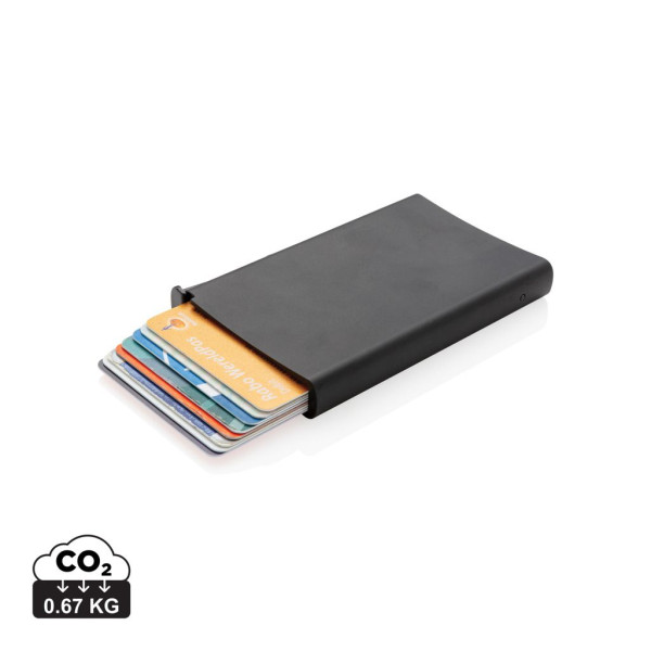 Porte-cartes anti-RFID en aluminium pour protéger vos données personnelles | BCM Goodies