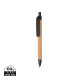 Stylo écoresponsable personnalisable en fibre de paille de blé et liège | BCM Goodies