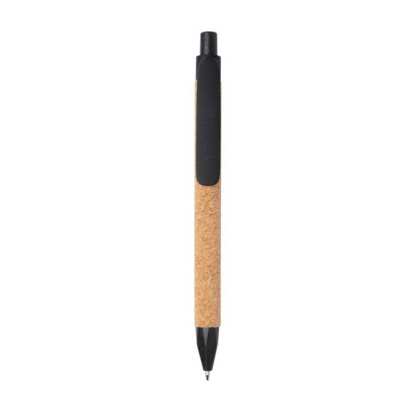Stylo écoresponsable personnalisable en fibre de paille de blé et liège | BCM Goodies