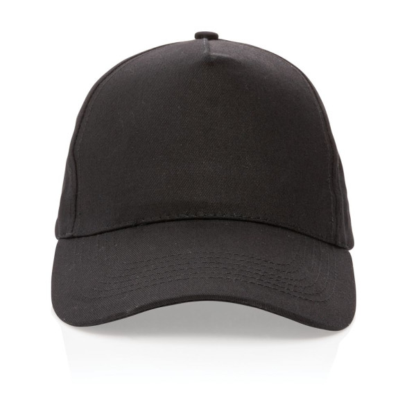 Casquette 5 panneaux en coton recyclé 190gr IMPACT - Accessoire responsable pour un avenir durable | BCM Goodies