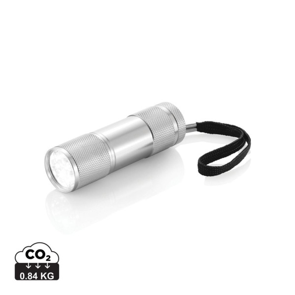 Lampe aluminium Quattro - Lampe LED portable et résistante pour activités en extérieur