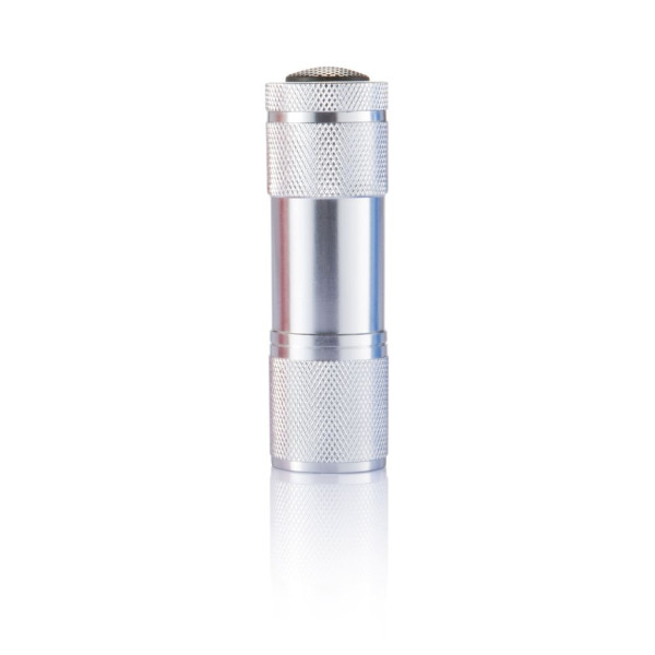 Lampe aluminium Quattro - Lampe LED portable et résistante pour activités en extérieur