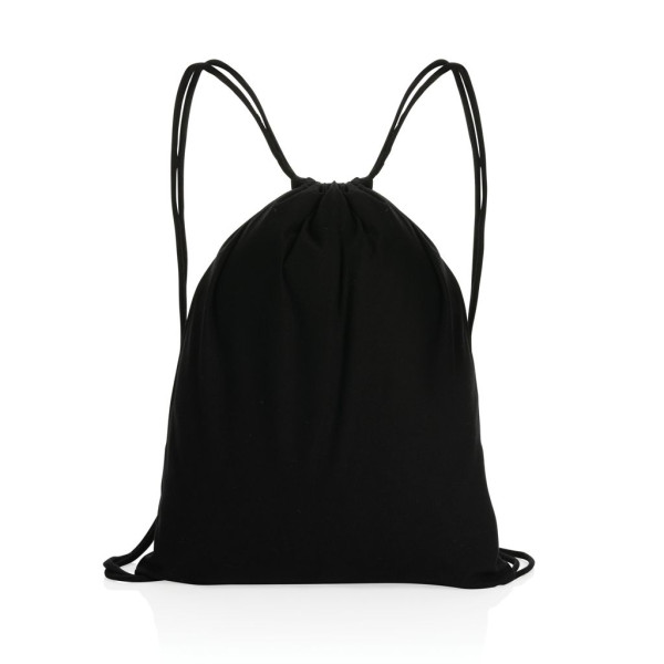 Sac à dos cordelettes en coton recyclé 145 gr Impact AWARE™ - Personnalisable pour événements et cadeaux - BCM Goodies