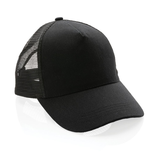 Casquette de routier 5 panneaux coton recyclé Impact AWARE™ - BCM Goodies