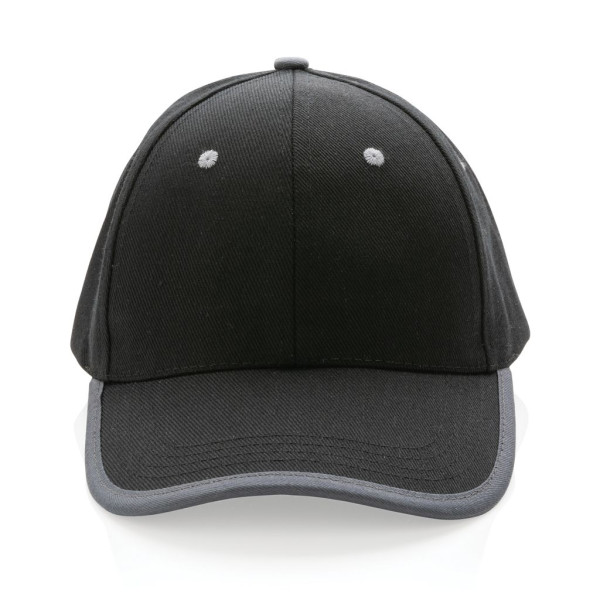 Casquette contraste 6 panneaux coton recyclé Impact AWARE™ - BCM Goodies
