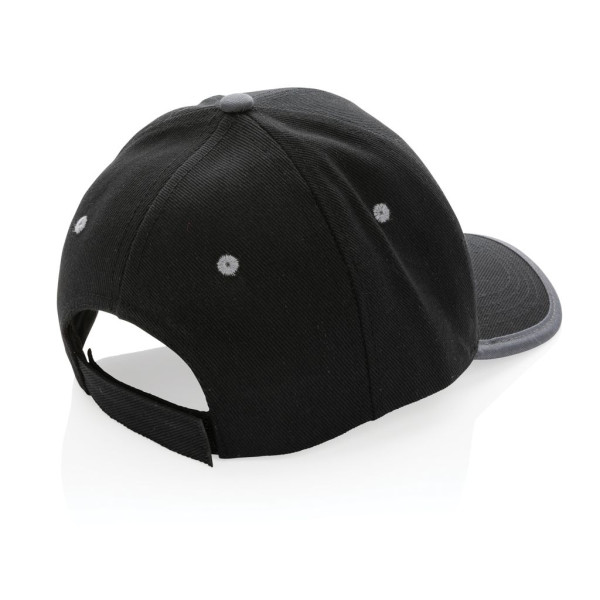 Casquette contraste 6 panneaux coton recyclé Impact AWARE™ - BCM Goodies
