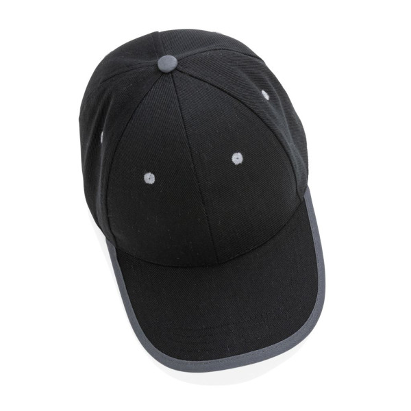 Casquette contraste 6 panneaux coton recyclé Impact AWARE™ - BCM Goodies