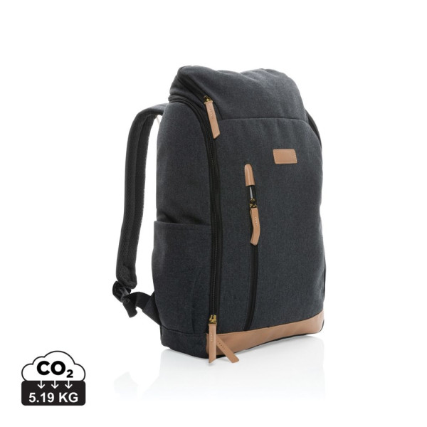 Sac à dos ordinateur Impact AWARE™ en toile 16oz recyclé - Accessoire éco-responsable pour entreprise - BCM Goodies