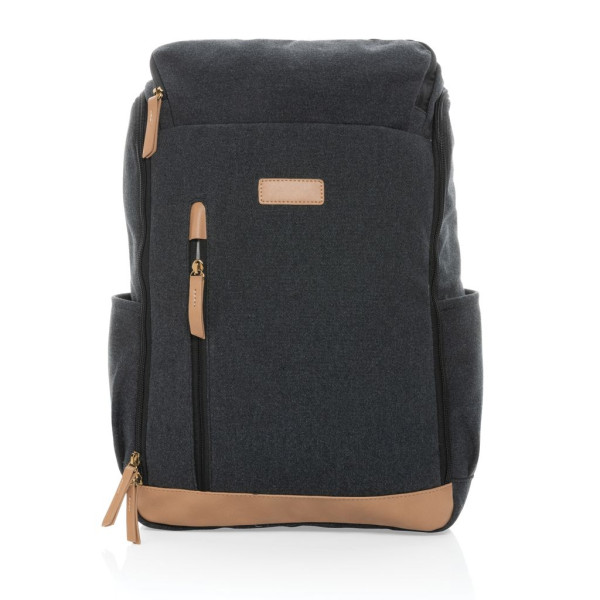 Sac à dos ordinateur Impact AWARE™ en toile 16oz recyclé - Accessoire éco-responsable pour entreprise - BCM Goodies