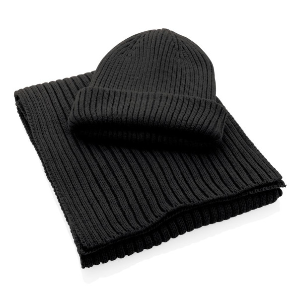 Bonnet double épaisseur Impact AWARE™ Polylana® - Accessoire chaud et écologique - BCM Goodies