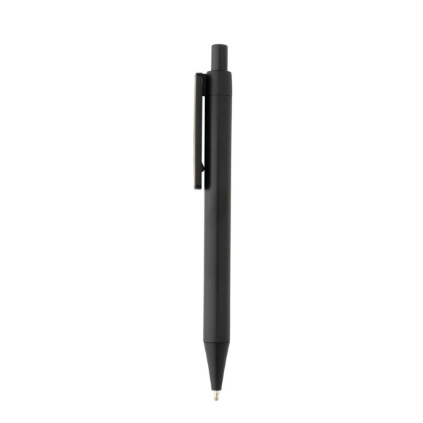 Stylo en ABS recyclé GRS avec clip en bambou - Stylo écologique pour entreprise | BCM Goodies